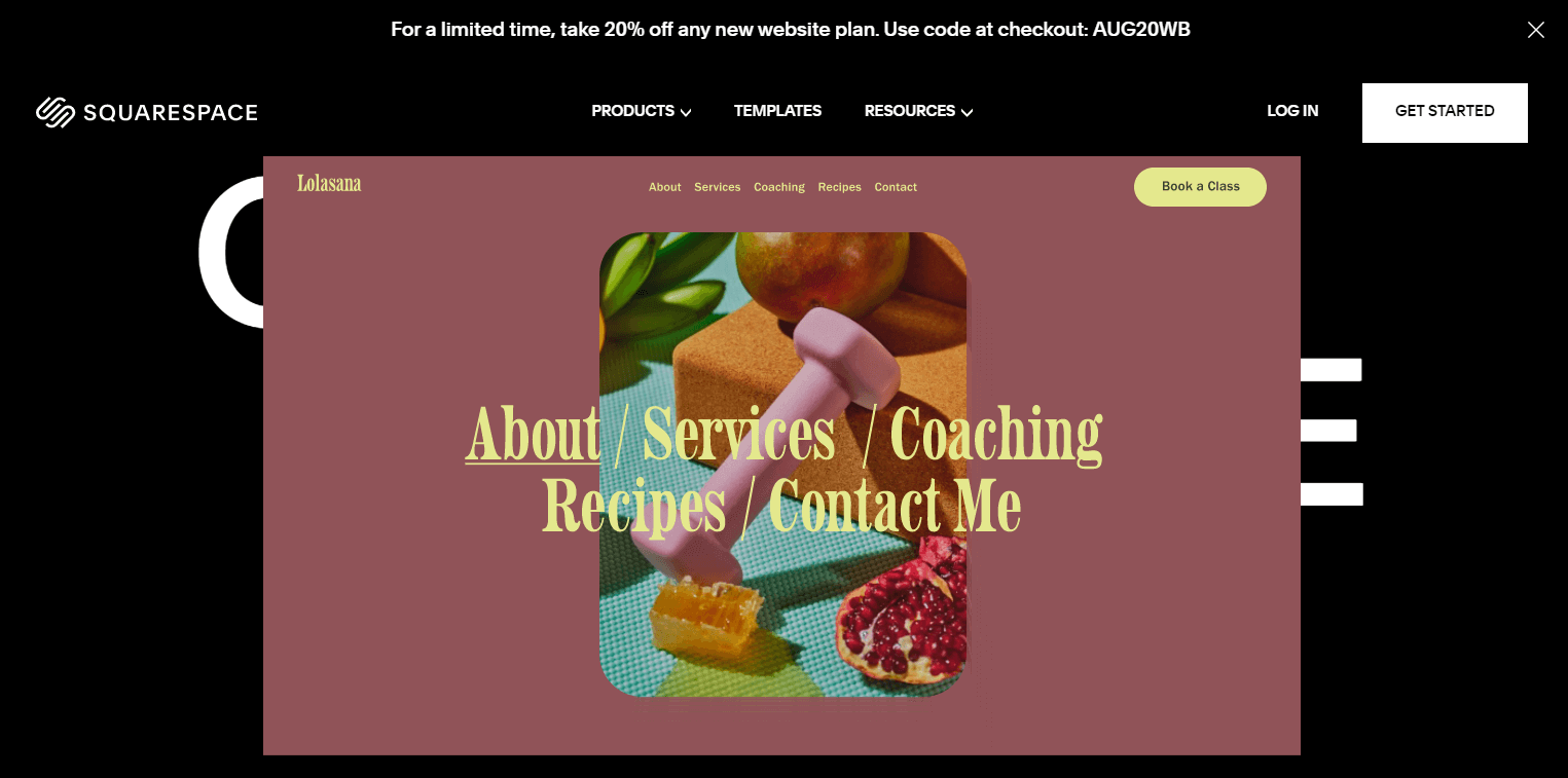 网页编辑工具Squarespace