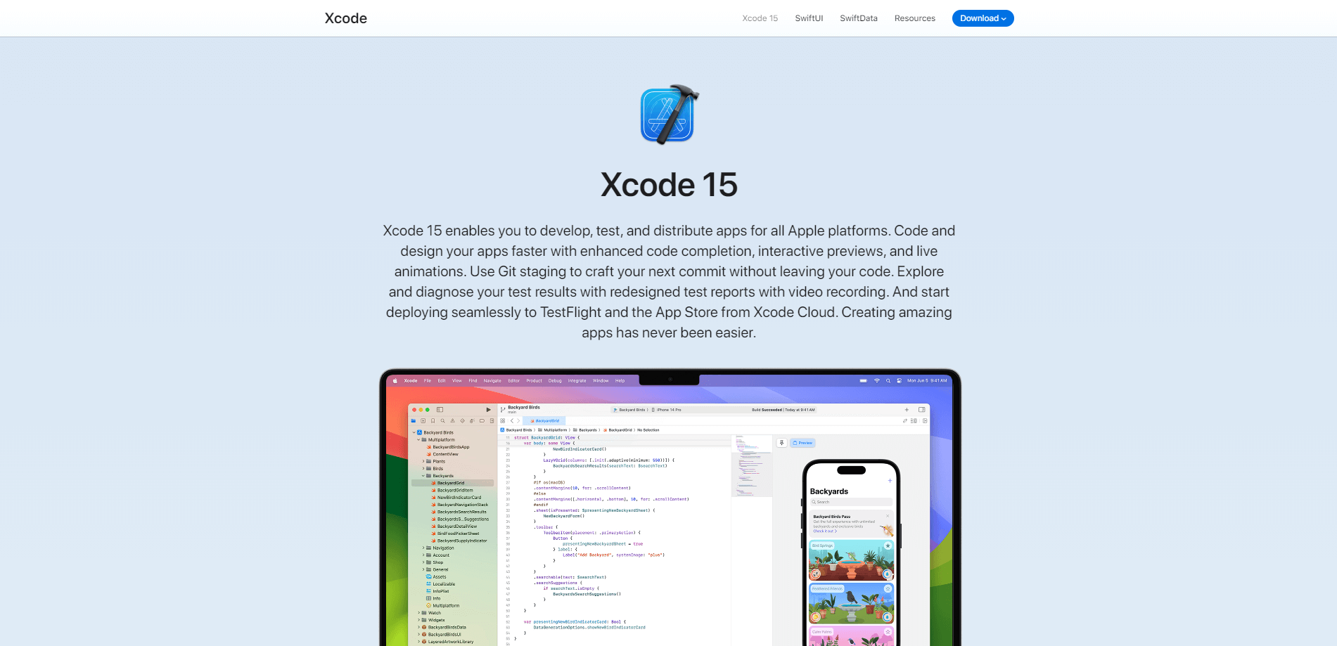 网页编辑工具Xcode