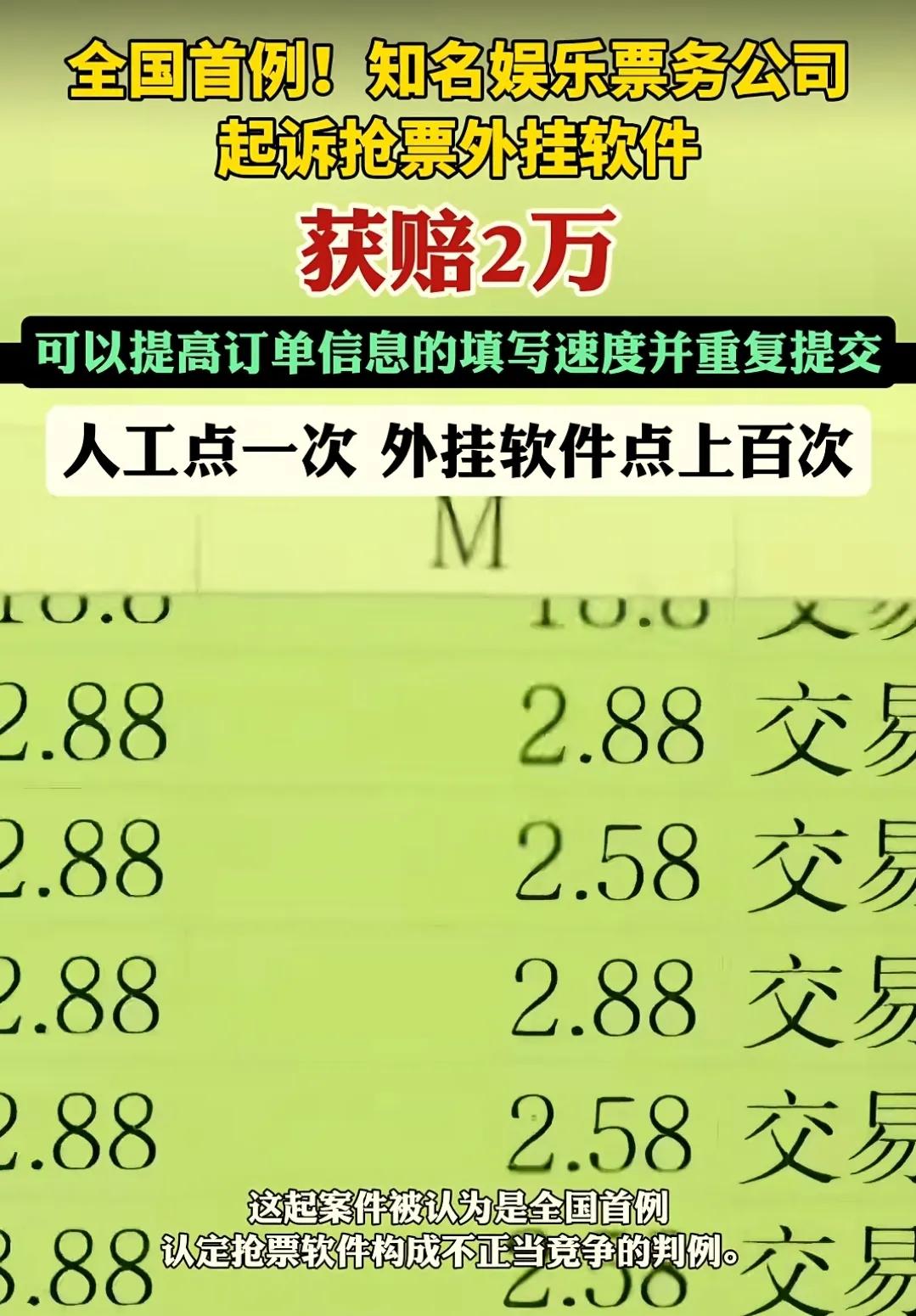 不正当竞争案件_抢票外挂软件_抢票软件源码