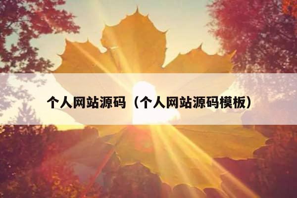 ASP个人网站源码下载_免费ASP个人网站源码_个人软件下载网页源码